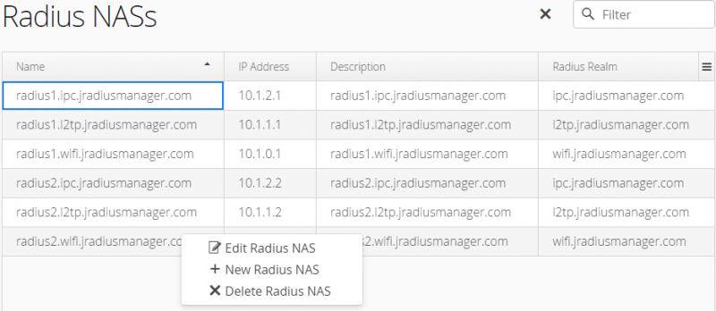 Radius NAS - JRadiusManager - TFyreIT